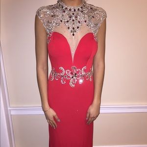 Red Prom dress